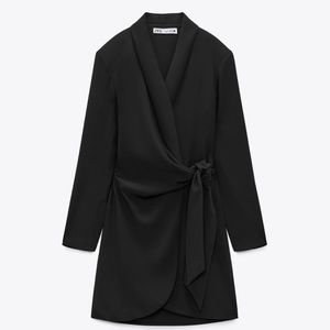 Black Zara Wrap Dress/Blazer. Brand new with tags. Size small.